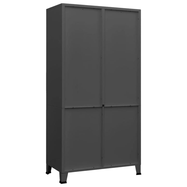 Garde-Robe Industrielle 90X50X180 Cm Métal