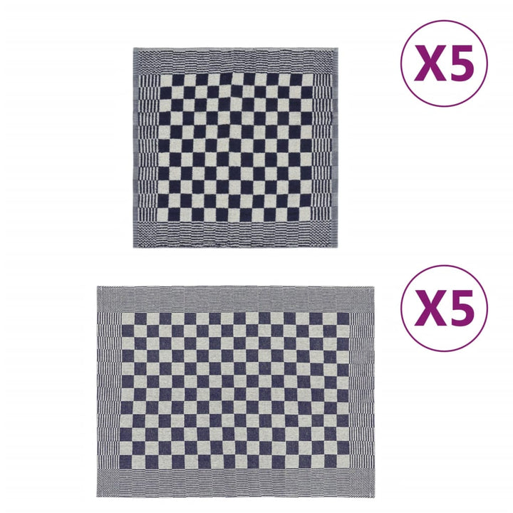 Ensemble De Serviettes 10 Pcs Coton