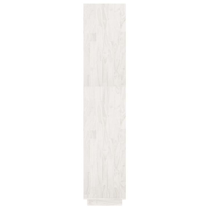Bibliothèque/Séparateur De Pièce 80X35X Pin Massif Blanc