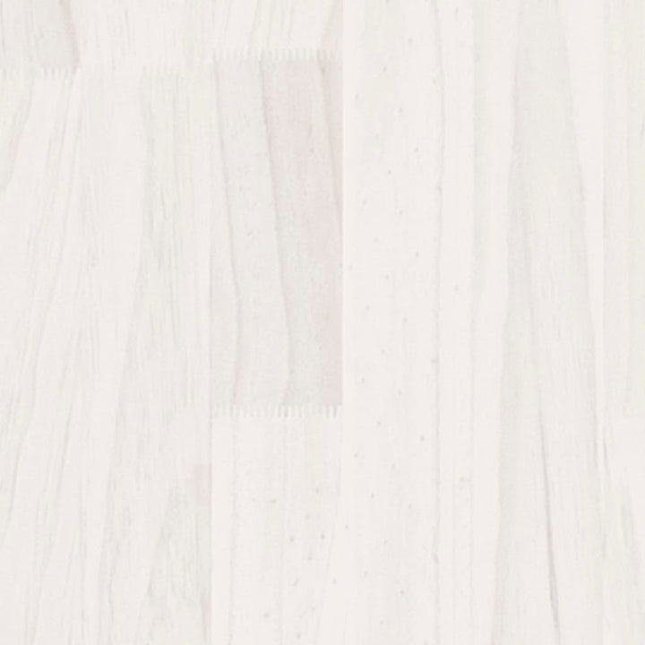 Bibliothèque/Séparateur De Pièce 80X35X Pin Massif Blanc