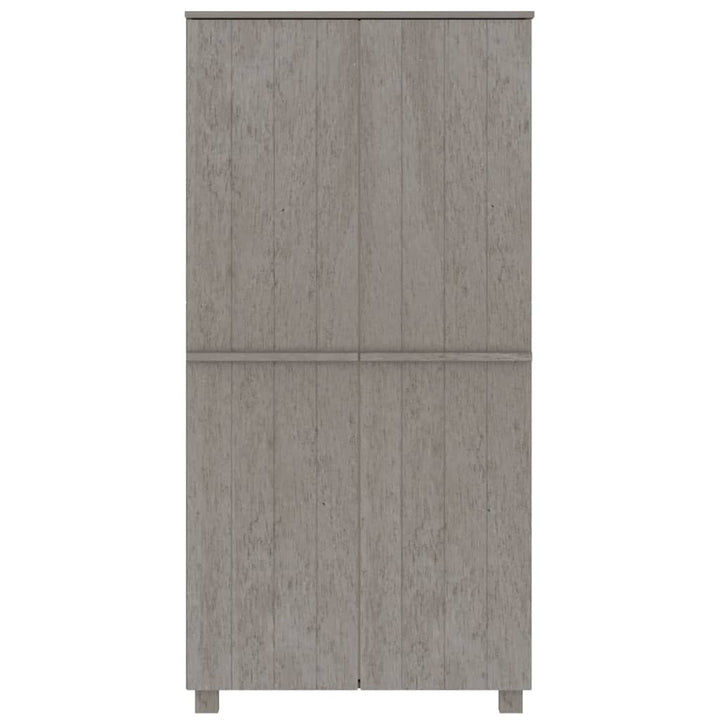 Garde-Robe Hamar 89X50X180 Cm Bois Massif De Pin
