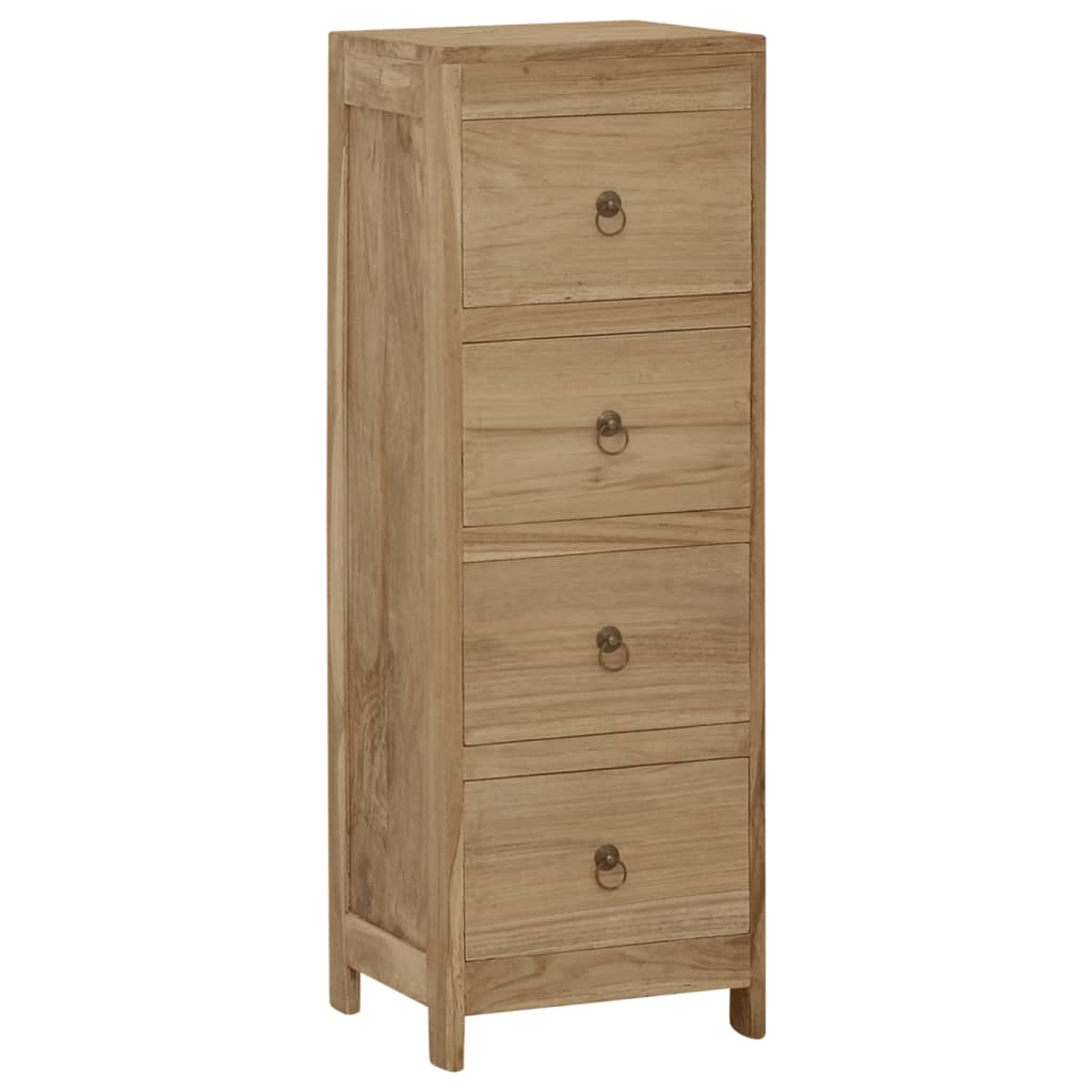 Commode 30X30X90 Cm Bois Massif De Teck