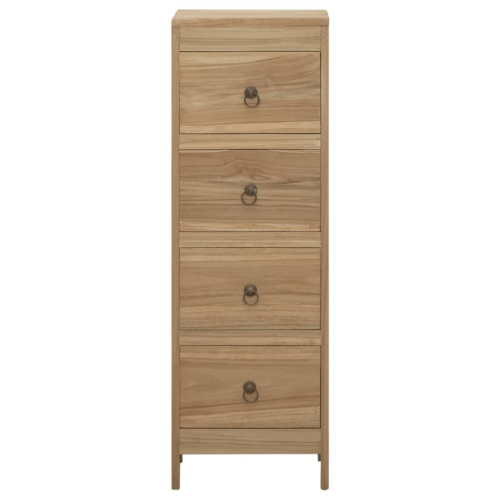 Commode 30X30X90 Cm Bois Massif De Teck