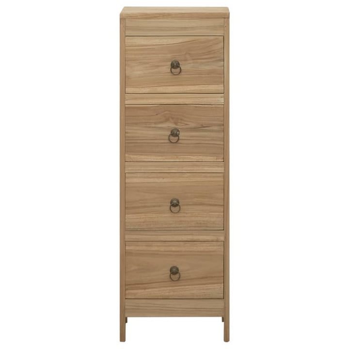 Commode 30X30X90 Cm Bois Massif De Teck
