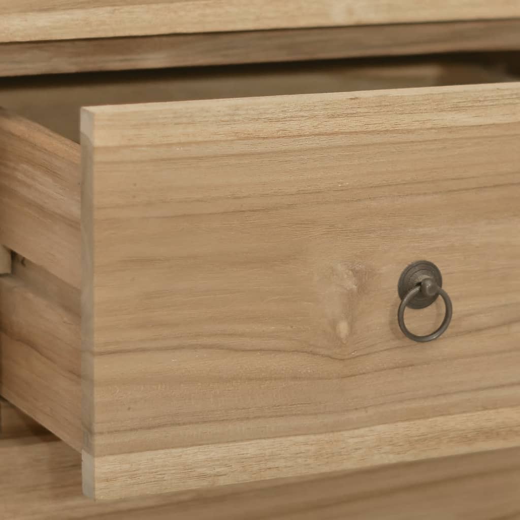 Commode 30X30X90 Cm Bois Massif De Teck