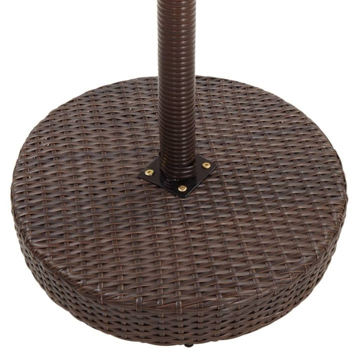 Ensemble Bar De Jardin 5 Pcs Et Coussins Résine Tressée