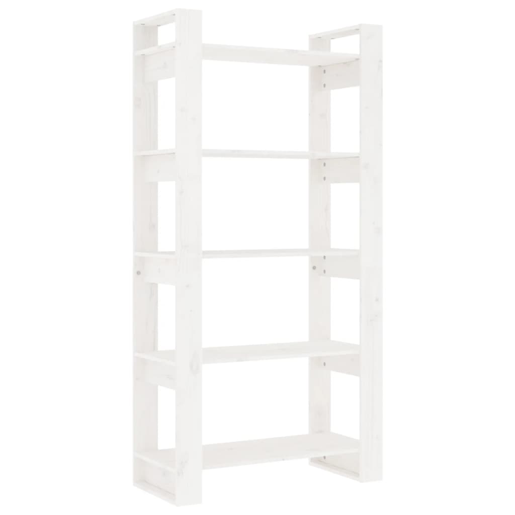 Bibliothèque/Séparateur De Pièce 80X35X160 Cm Bois Massif