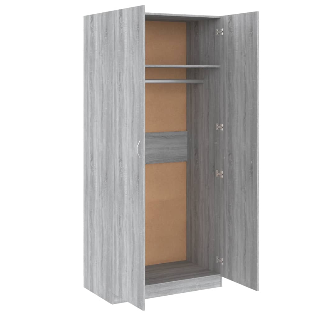 Garde-Robe 90X52X200 Cm Bois D'ingénierie