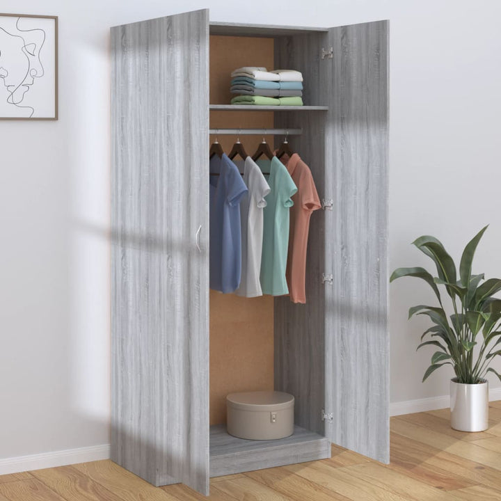 Garde-Robe 90X52X200 Cm Bois D'ingénierie