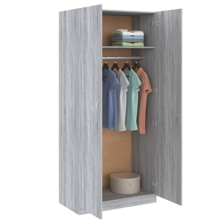 Garde-Robe 90X52X200 Cm Bois D'ingénierie