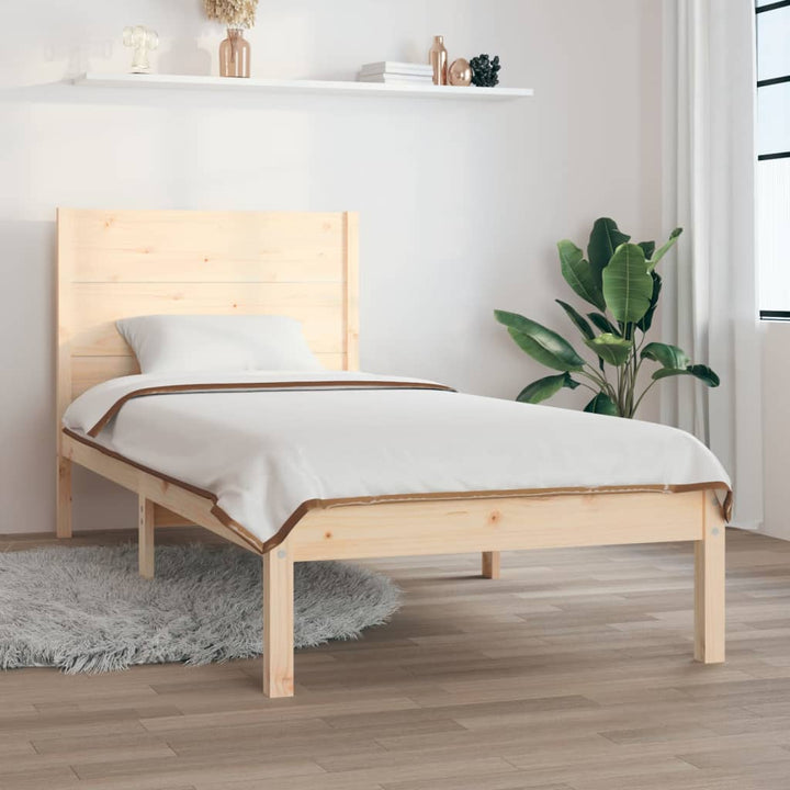 Cadre De Lit Extra Long Sans Matelas Bois Massif