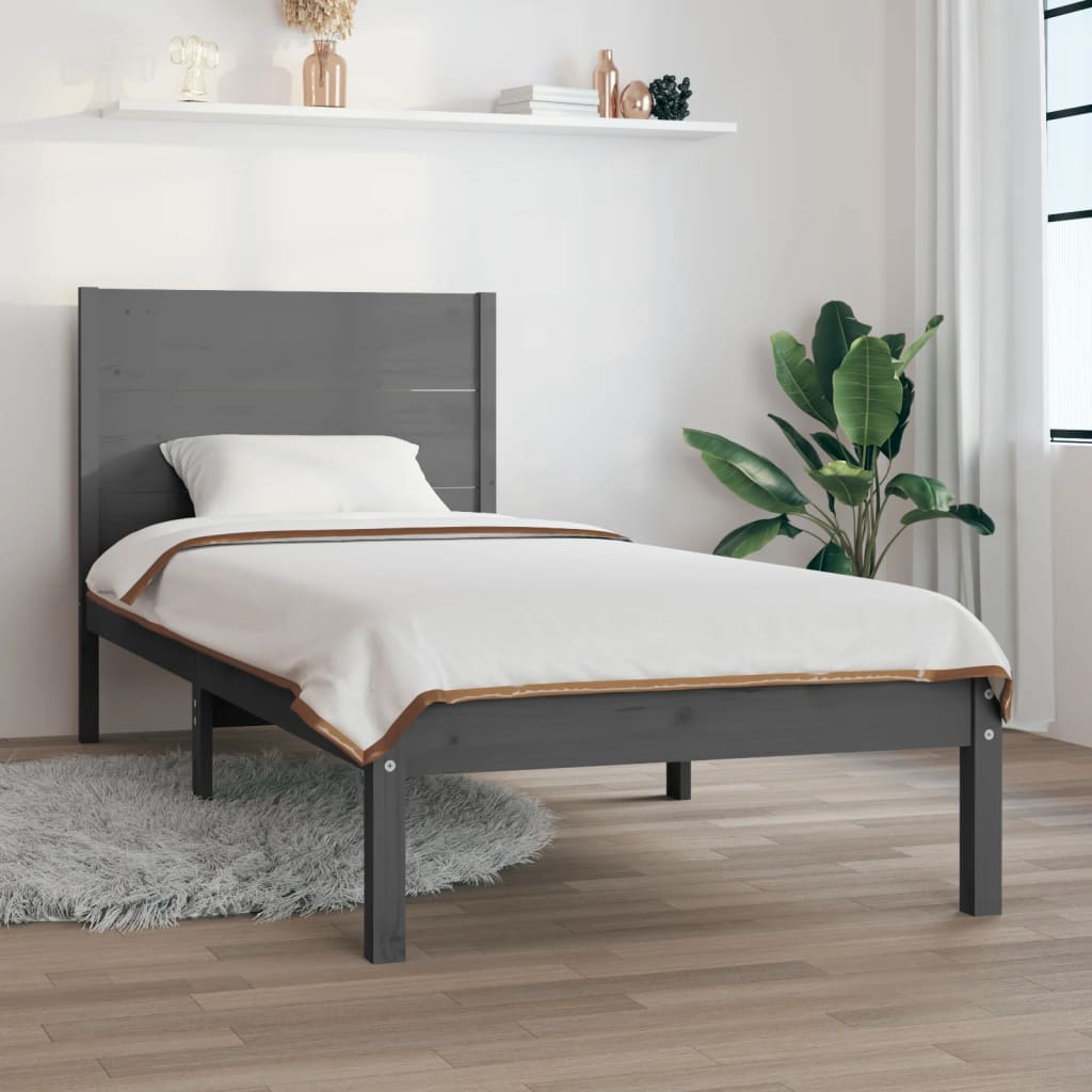 Cadre De Lit Extra Long Sans Matelas Bois Massif