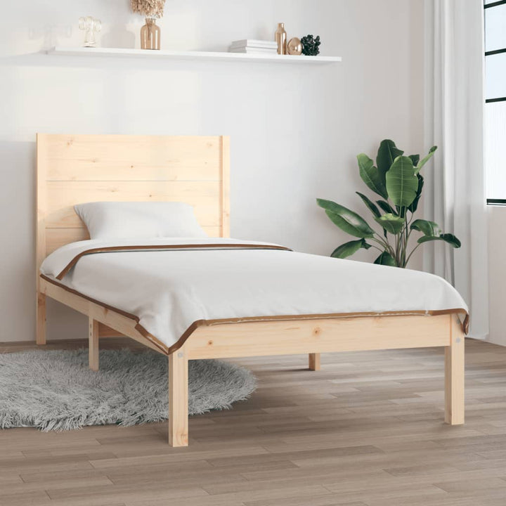 Cadre De Lit Extra Long Sans Matelas Bois Massif