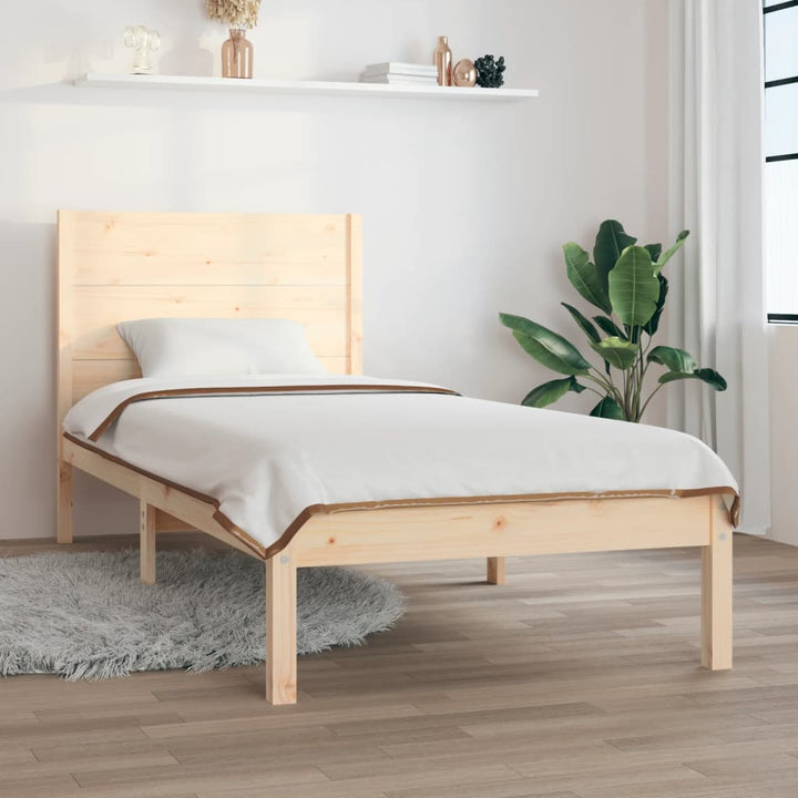 Cadre De Lit Extra Long Sans Matelas Bois Massif