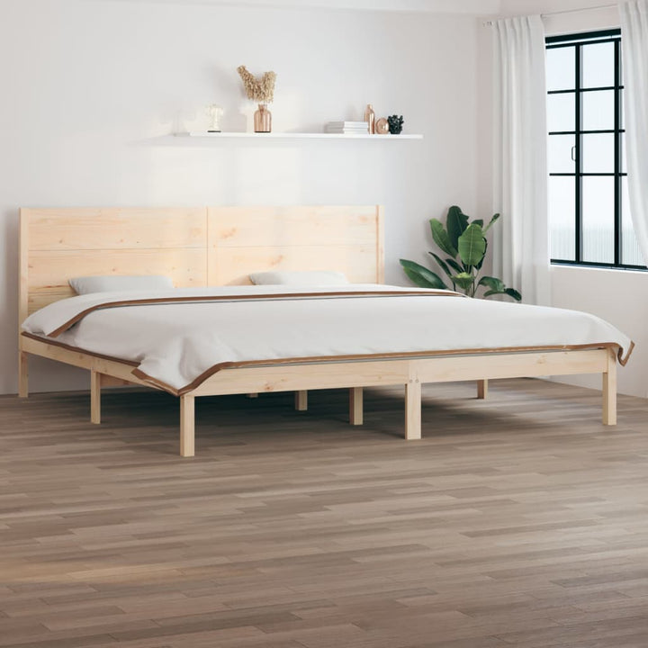 Cadre De Lit Extra Long Sans Matelas Bois Massif