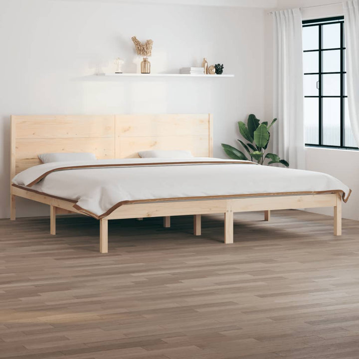 Cadre De Lit Extra Long Sans Matelas Bois Massif