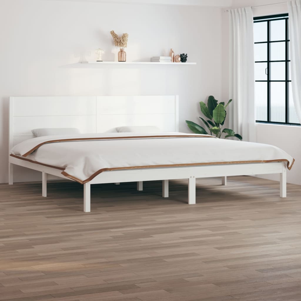Cadre De Lit Extra Long Sans Matelas Bois Massif