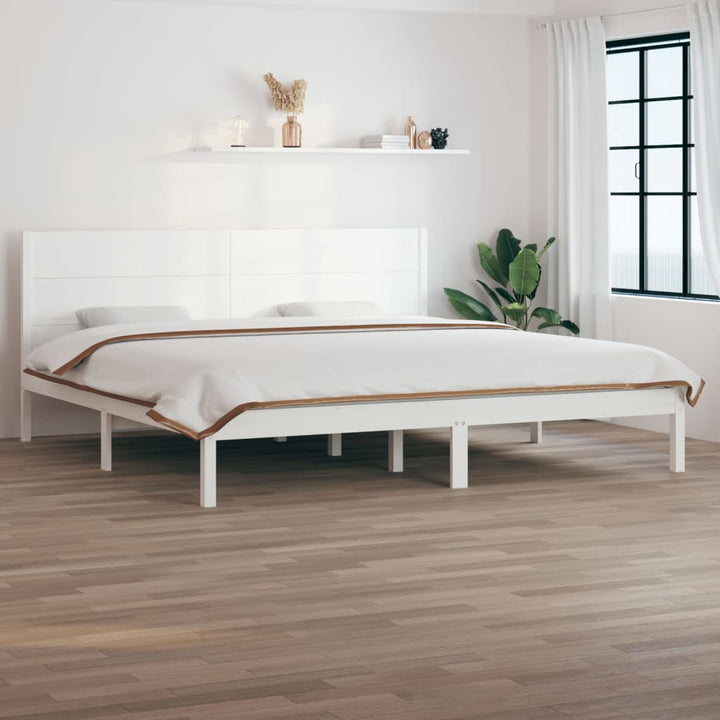 Cadre De Lit Extra Long Sans Matelas Bois Massif