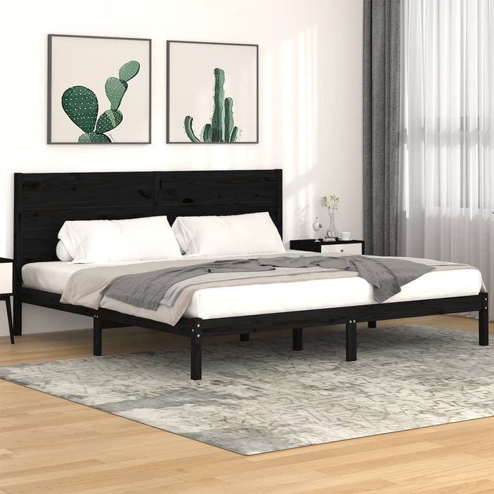 Cadre De Lit Extra Long Sans Matelas Bois Massif