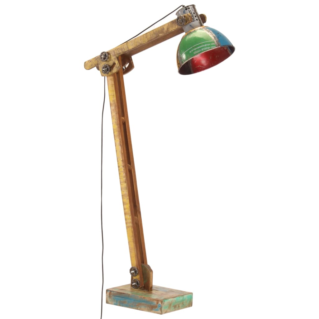 Lampadaire Bois De Manguier Massif E27