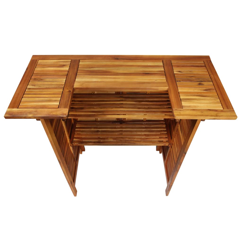 Ensemble De Bar De Jardin 5 Pcs Bois D'acacia Solide