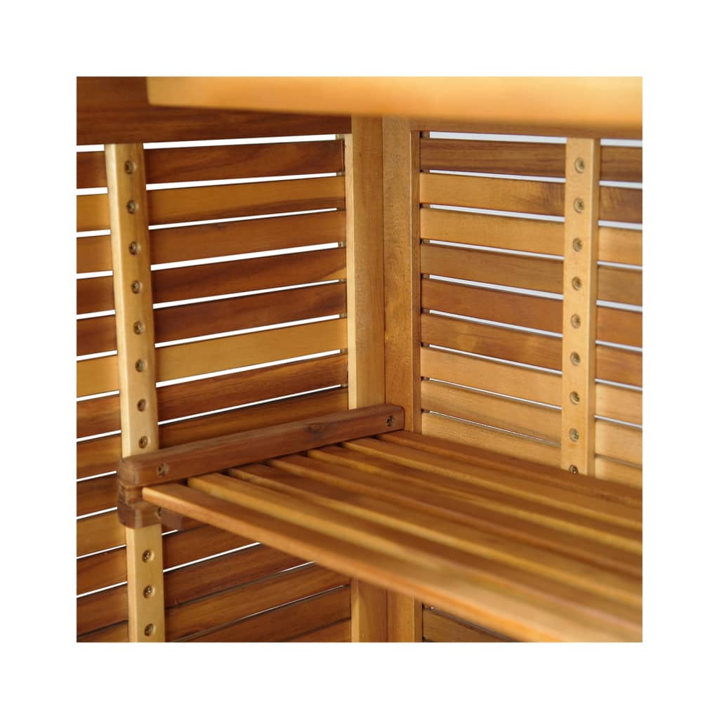 Ensemble De Bar De Jardin 5 Pcs Bois D'acacia Solide