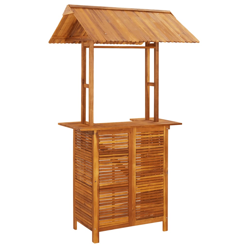 Ensemble De Bar De Jardin 3 Pcs Bois D'acacia Solide