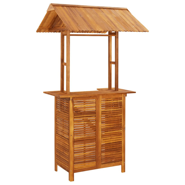 Ensemble De Bar De Jardin 3 Pcs Bois D'acacia Solide