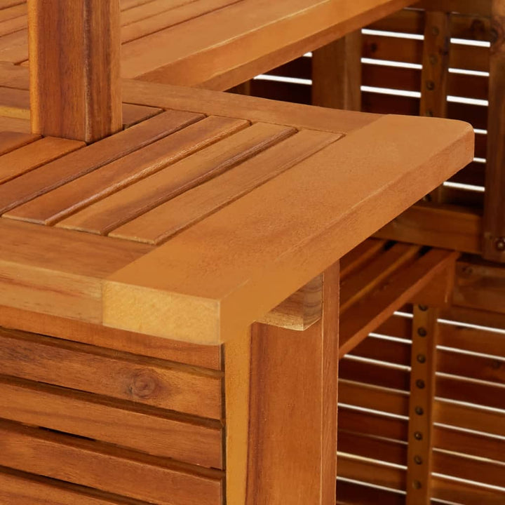 Ensemble De Bar De Jardin 3 Pcs Bois D'acacia Solide