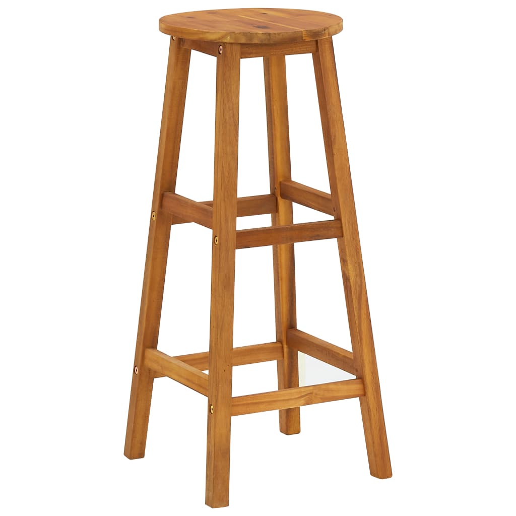 Ensemble De Bar De Jardin 3 Pcs Bois D'acacia Solide