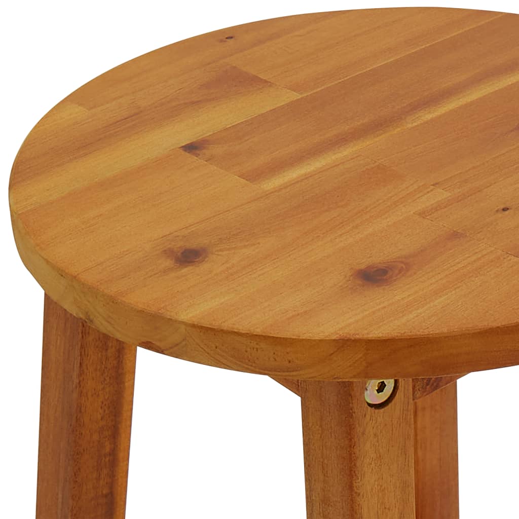 Ensemble De Bar De Jardin 3 Pcs Bois D'acacia Solide