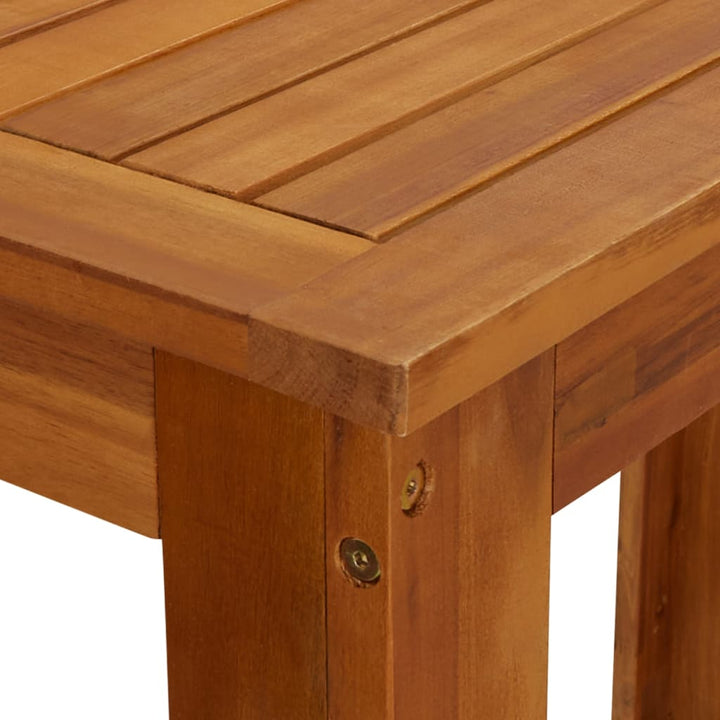 Ensemble De Bar De Jardin 9 Pcs Bois D'acacia Solide