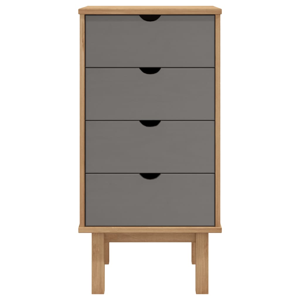 Commode Otta 45X39X90 Cm Bois De Pin Massif