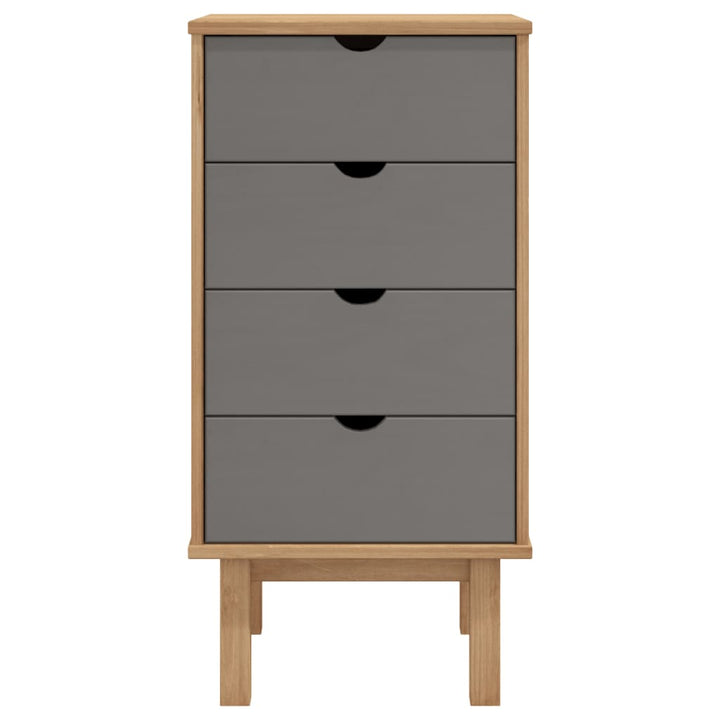 Commode Otta 45X39X90 Cm Bois De Pin Massif
