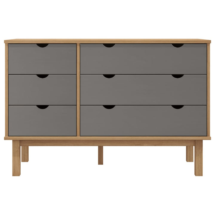 Commode Otta 111X43X73,5 Cm Bois De Pin Massif