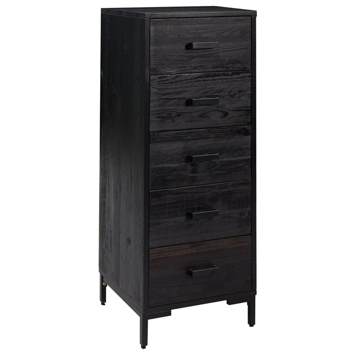 Commode 42X35X110 Cm Bois De Pin Massif