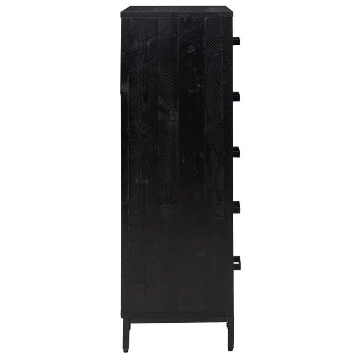 Commode 42X35X110 Cm Bois De Pin Massif