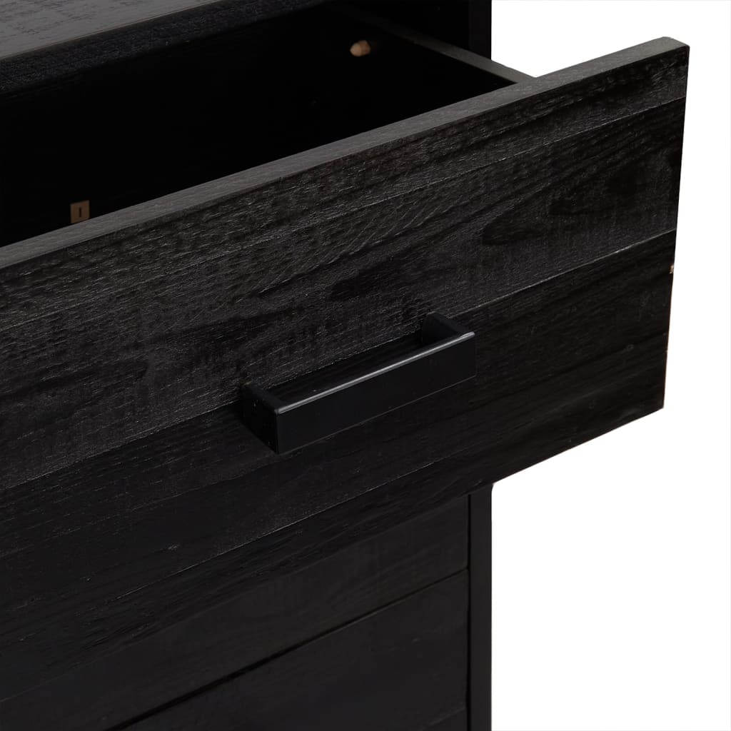 Commode 42X35X110 Cm Bois De Pin Massif