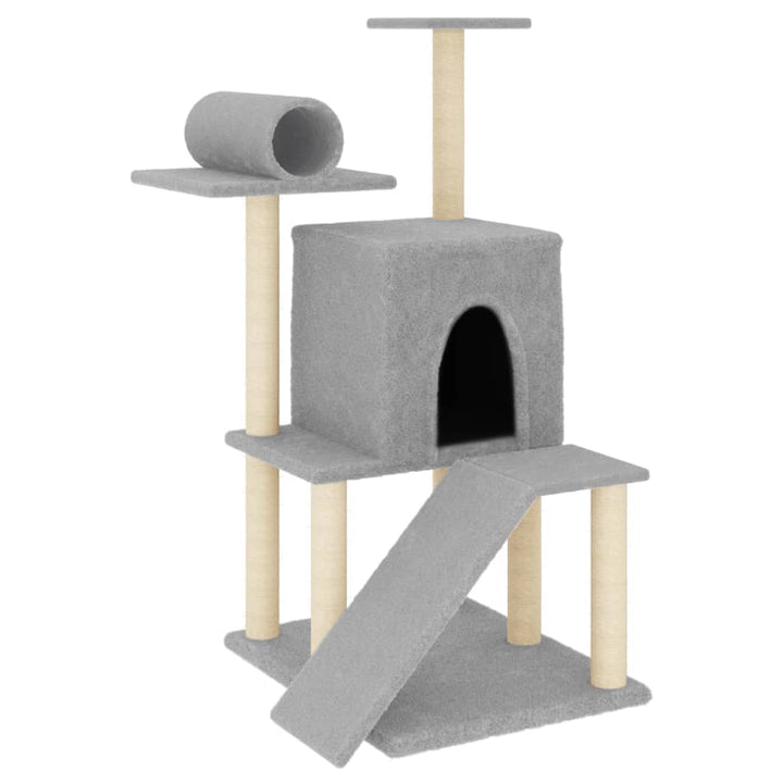 Arbre À Chat Avec Griffoirs En Sisal 110,5 Cm