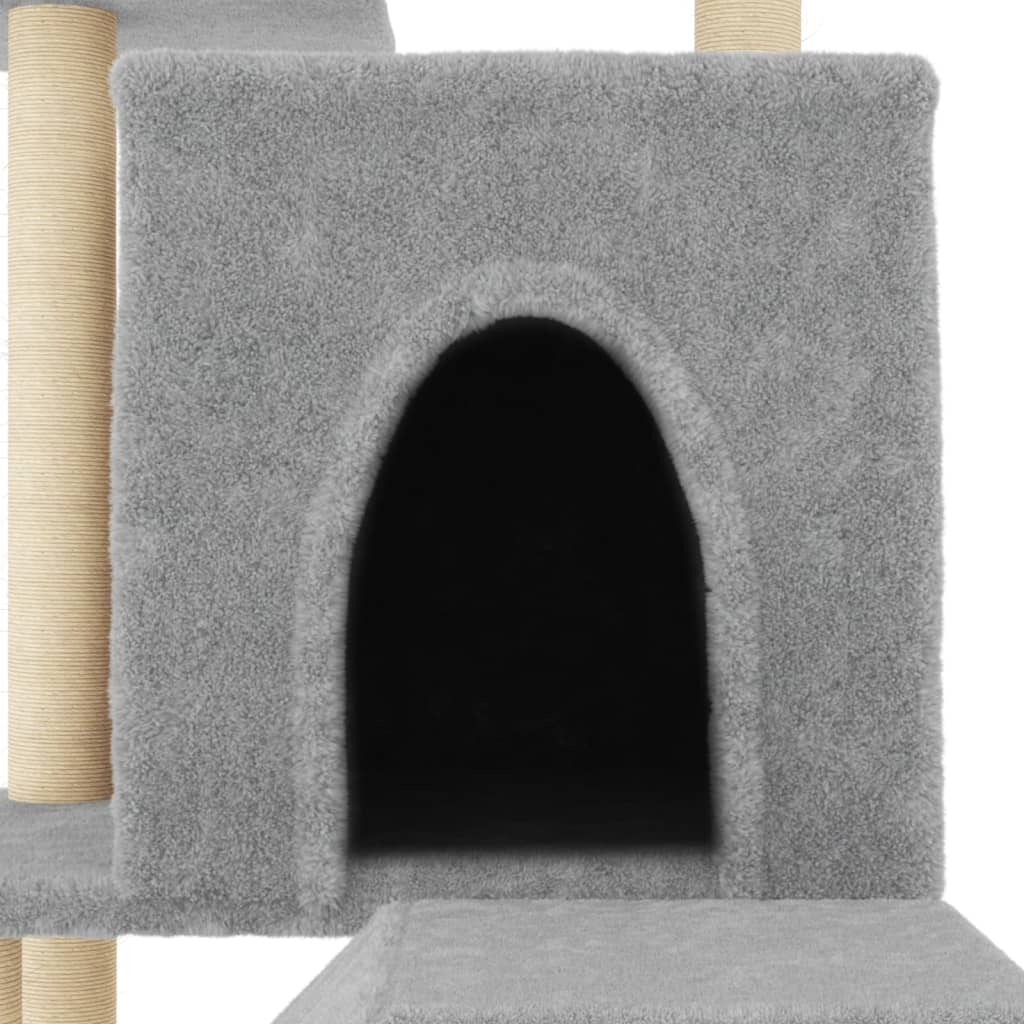 Arbre À Chat Avec Griffoirs En Sisal 110,5 Cm