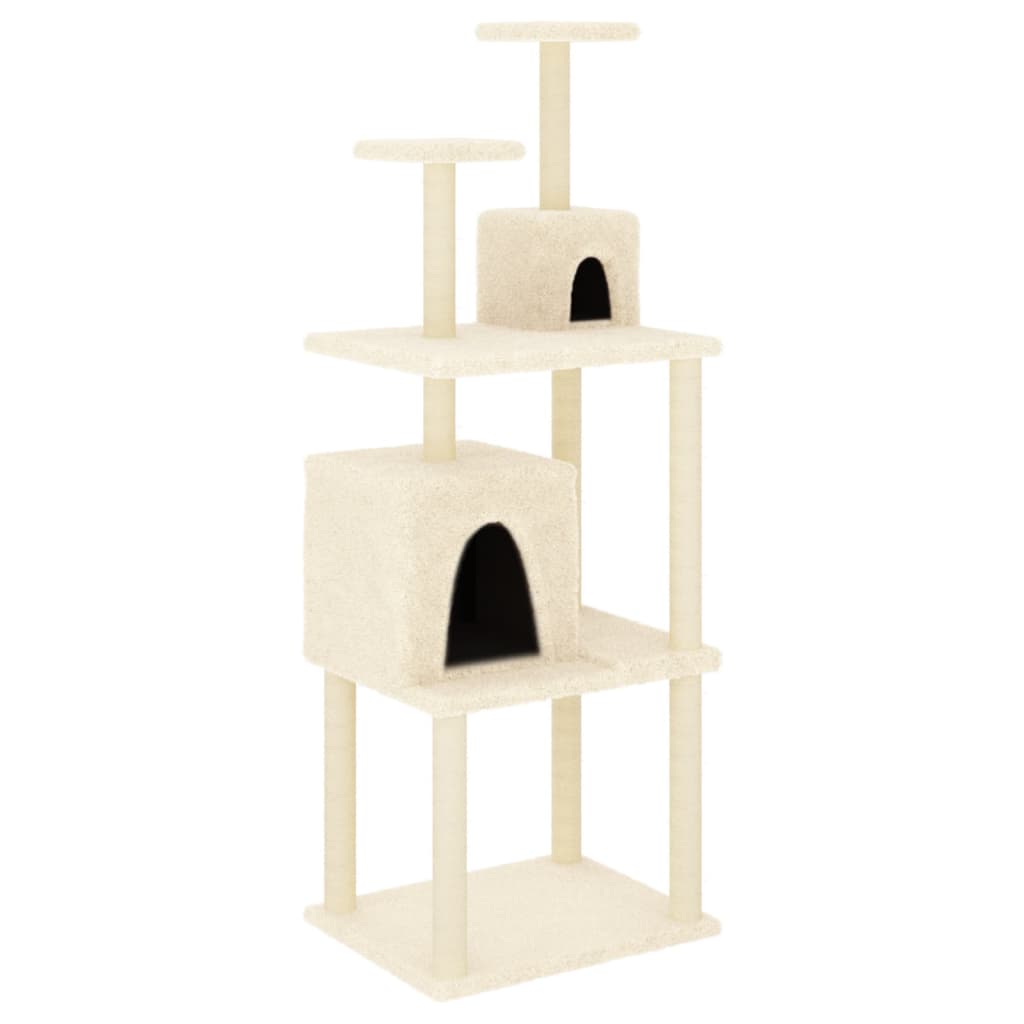 Arbre À Chat Avec Griffoirs En Sisal 167 Cm