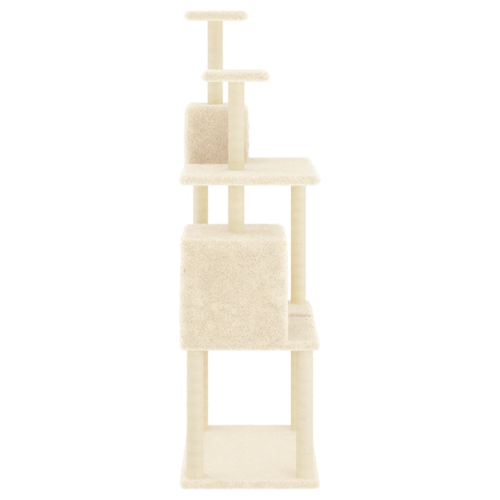 Arbre À Chat Avec Griffoirs En Sisal 167 Cm