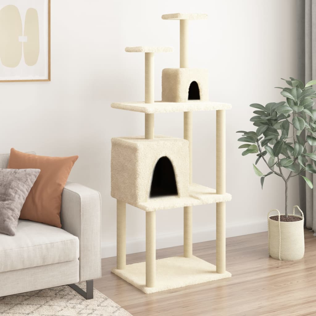 Arbre À Chat Avec Griffoirs En Sisal 167 Cm