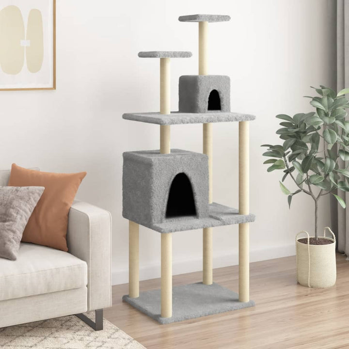 Arbre À Chat Avec Griffoirs En Sisal 167 Cm