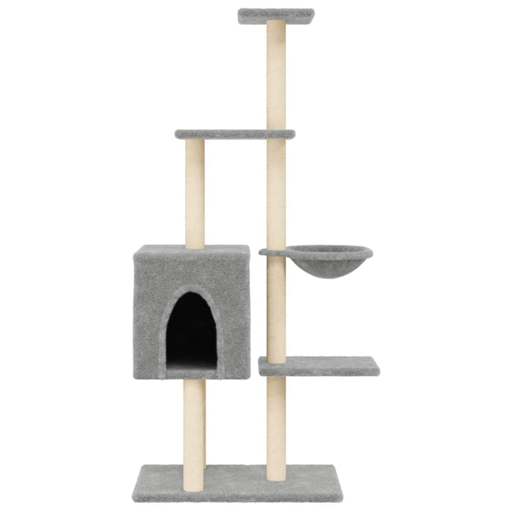 Arbre À Chat Avec Griffoirs En Sisal 145 Cm
