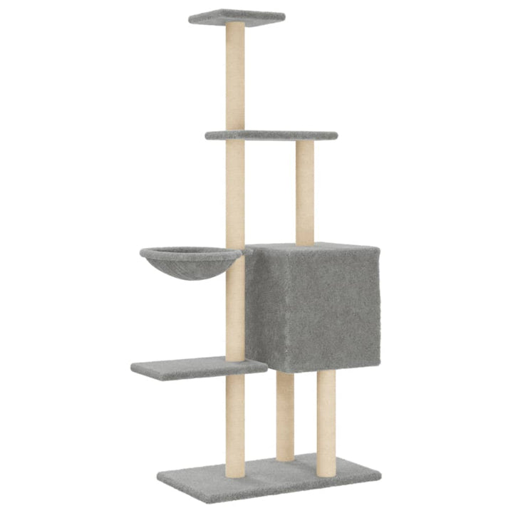 Arbre À Chat Avec Griffoirs En Sisal 145 Cm