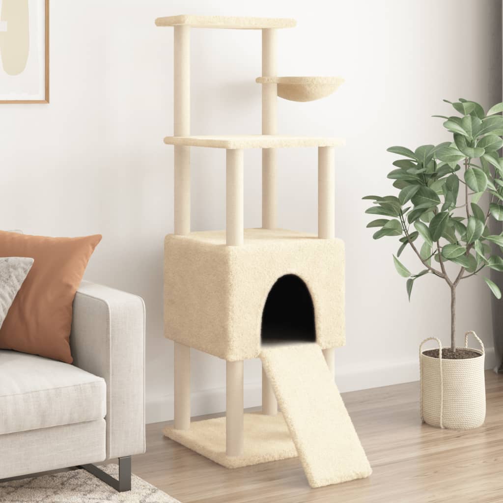 Arbre À Chat Avec Griffoirs En Sisal 153 Cm