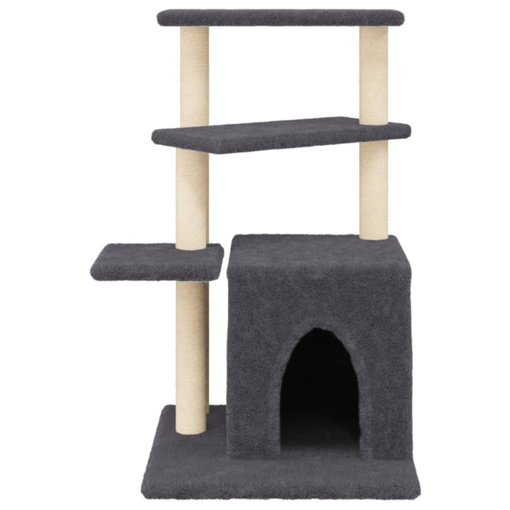 Arbre À Chat Avec Griffoirs En Sisal 83,5 Cm