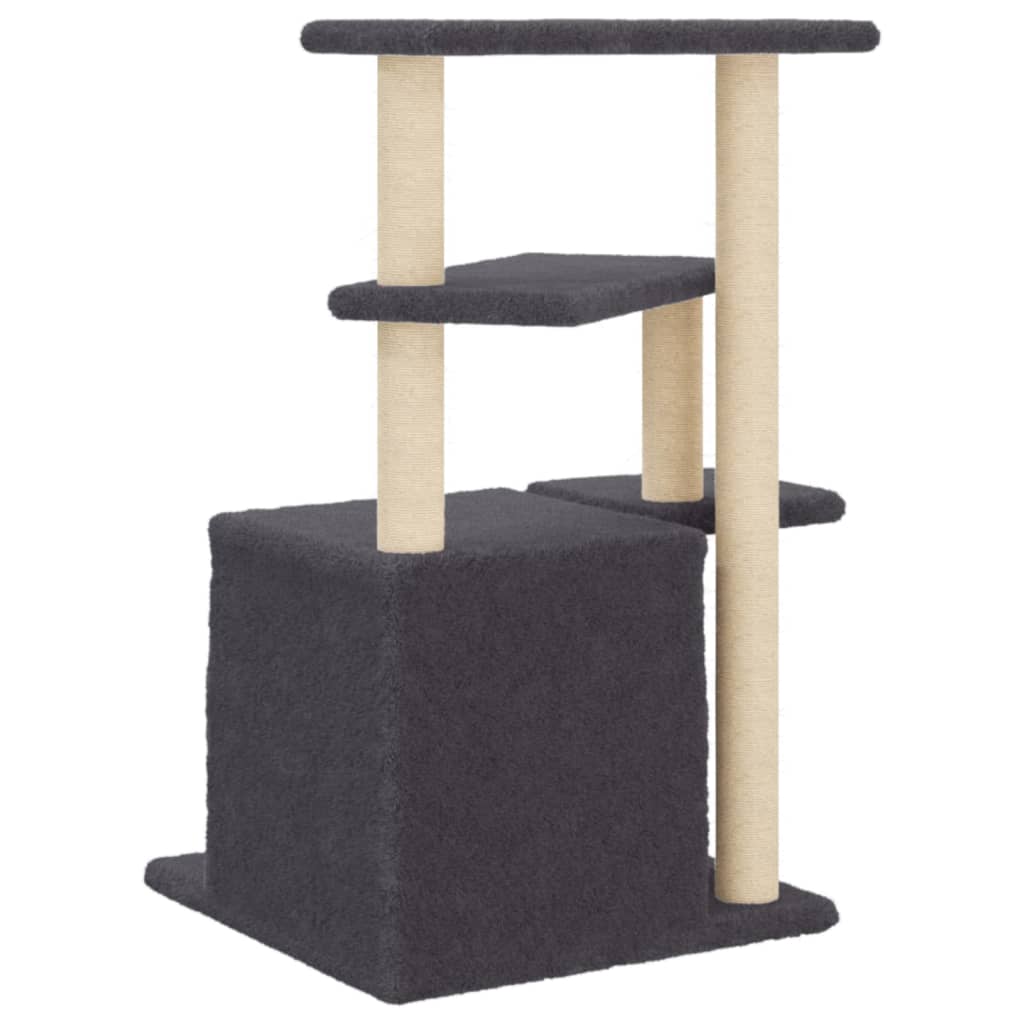 Arbre À Chat Avec Griffoirs En Sisal 83,5 Cm