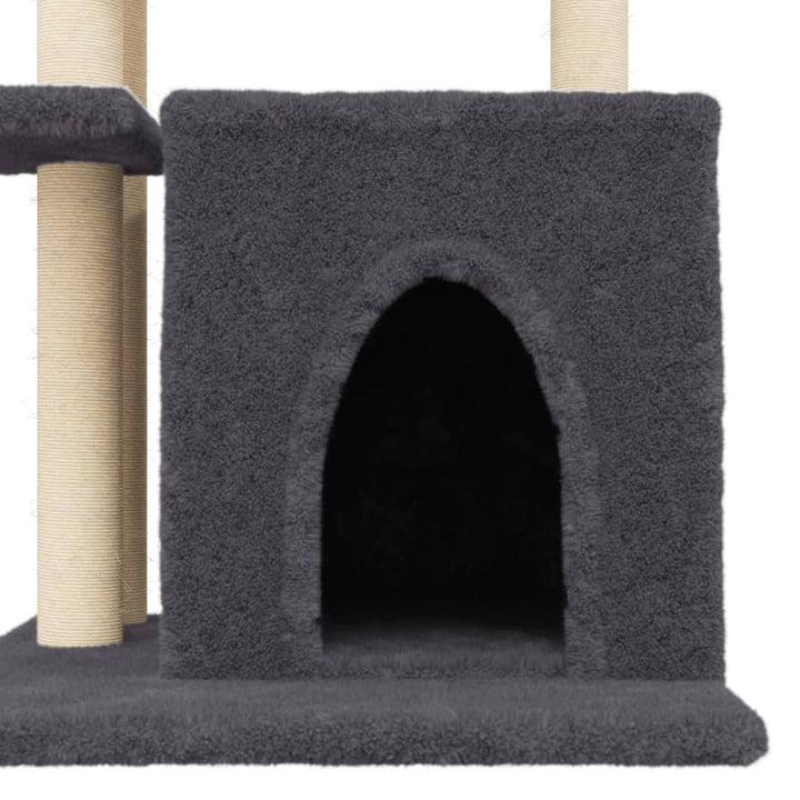 Arbre À Chat Avec Griffoirs En Sisal 83,5 Cm